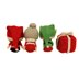 Christmas Characters Set 1 - Santa, Mrs.Claus, Elf and Present