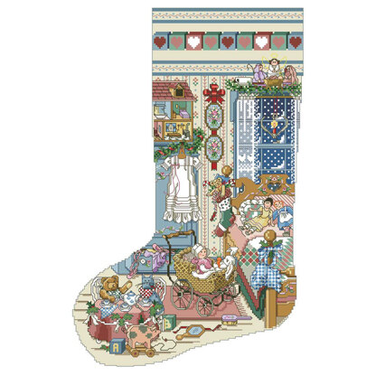 Sugar & Spice Heirloom Stocking - PDF