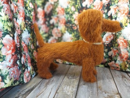 Realistic Dachshund Dog Amigurumi