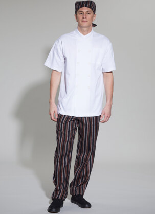 McCall's Misses' and Men's Chef Jacket, Pants, Apron and Cap M8332 - Paper Pattern, Size S-M-L-XL-XXL