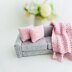 Crochet Couch pattern, crochet doll furniture pattern, amigurumi couch, amigurumi doll furniture
