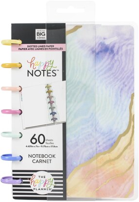 Happy Planner Mini Notebook W/60 Sheets - Soft Modern Geode