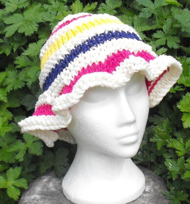 SUPERFAST SUN HAT KNITTING PATTERN - MADMONKEYKNITS
