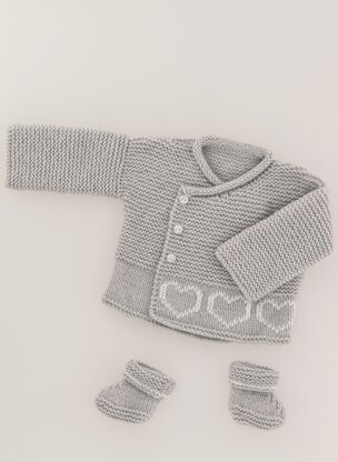 Babies Vest, Pants and Bootees in Bergere de France Calinou - 60437-04 - Downloadable PDF