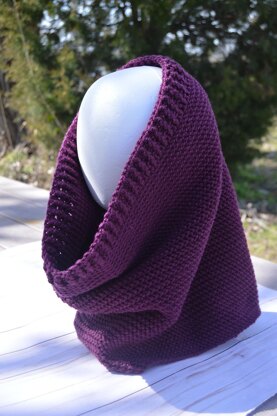 Knotty Hooded Cowl