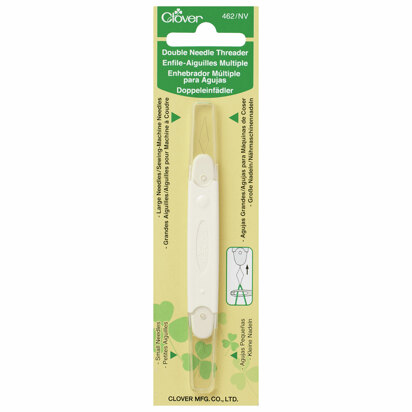 Clover Embroidery & Punch Needle Threader 2pk