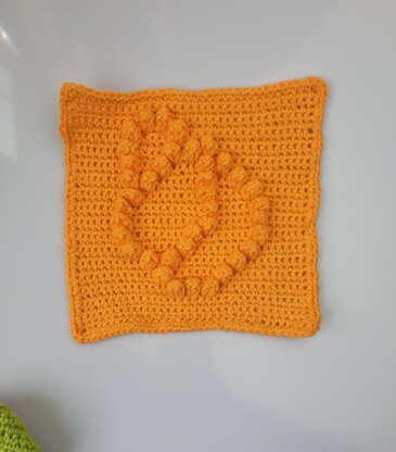 Granny square crochet Bell