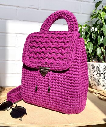 Crochet Backpack Pattern with Lining