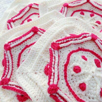 Ruby Hexagon Granny Granny