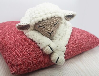 Lamb Blanket Toy