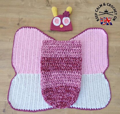 Butterfly Dreams Car Seat & Swaddle Blanket