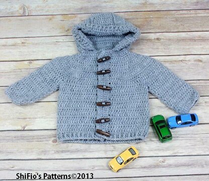 Crochet Pattern Baby Jacket UK & USA Terms #206