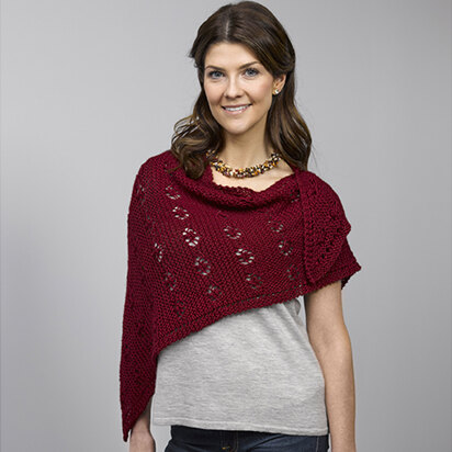 770 Zoya Shawl - Knitting Pattern for Women in Valley Yarns Deerfield