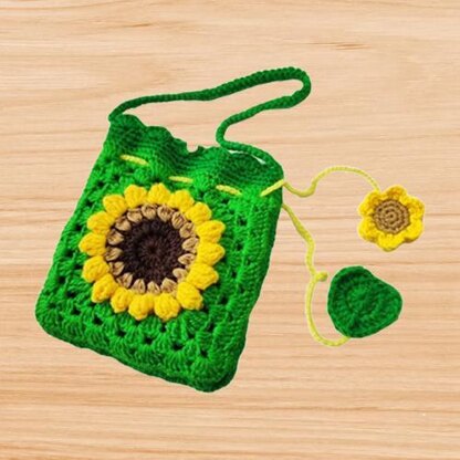 Crochet phone bag