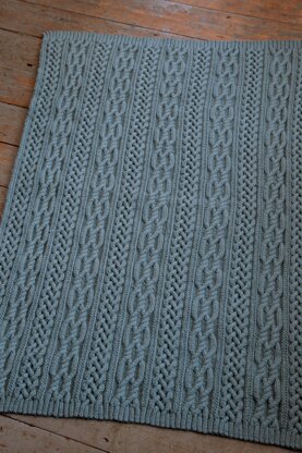 Cables Baby Blanket