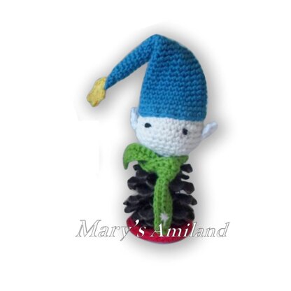 Pine Cone Elf - Amigurumi Crochet Pattern