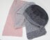 Textured Beanie and Scarf Set