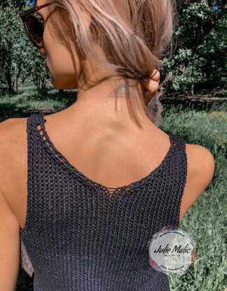 Lace v neck top