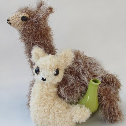 Alpaca and Baby tea cosy