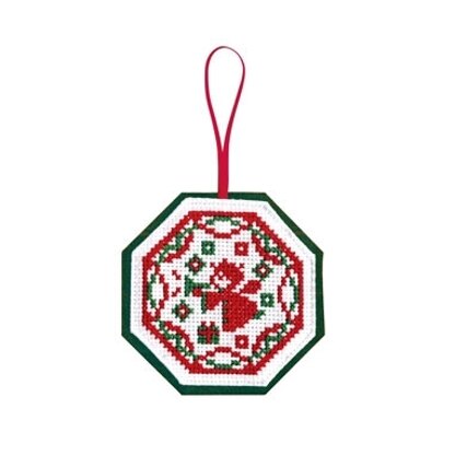 Olympus Thread Cross Stitch Christmas Ornament 5