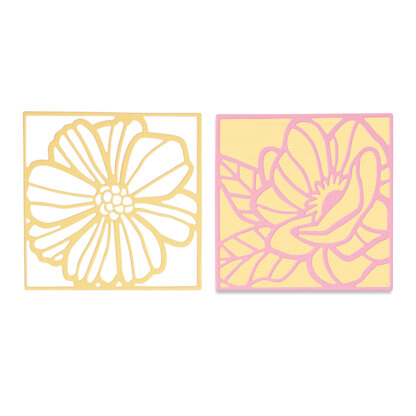 Sizzix Thinlits Die Set 3PK - Floral Card Fronts by Olivia Rose