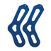 KnitPro 2er-Pack Sockenspanner Aqua - EU-Größe 35-37,5