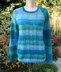 4 Ply Raglan Sweater with Eyelet Panels