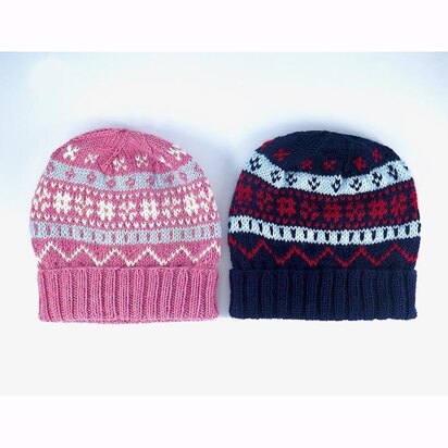 Hers & His Fair Isle Hat