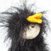 Pebble doll Crow