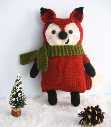 Knit Little Fox Amigurumi Pattern