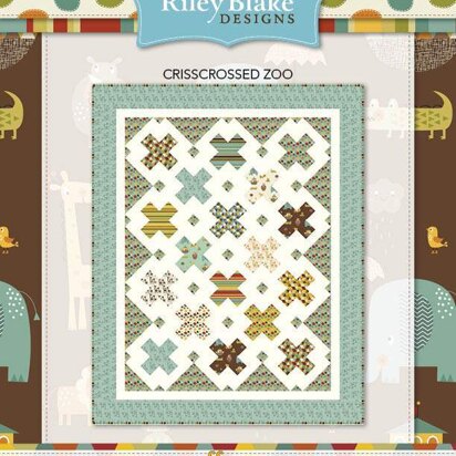 Riley Blake Crisscrossed Zoo - Downloadable PDF