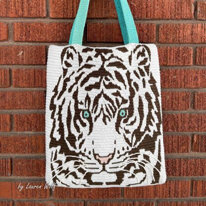 Tiger Mosaic Bag/ Pillow