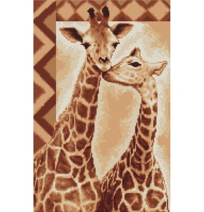 Luca-S Giraffes Cross Stitch Kit