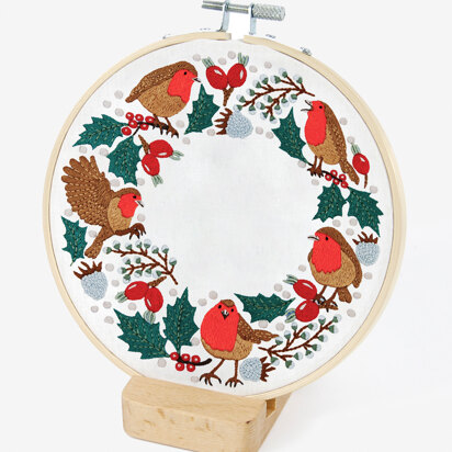 DMC Christmas Robins Embroidery Pattern - PAT1811 - Downloadable PDF