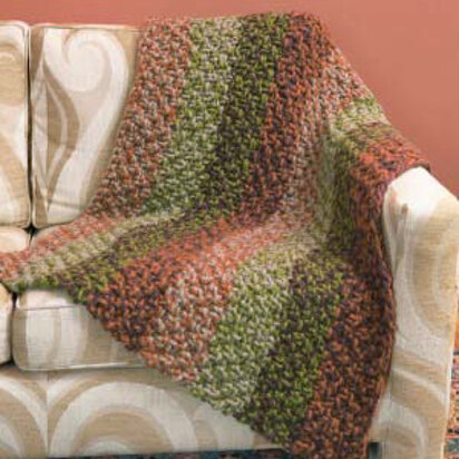 Silver Lake Afghan in Lion Brand Wool-Ease Thick & Quick - L0100AD