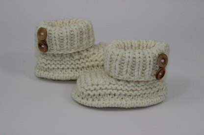 Baby Chunky 2 Button Booties