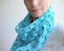 Infinity loop lace long scarf