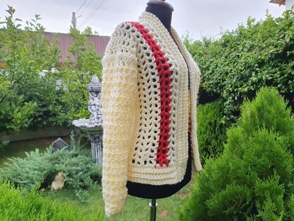 Crochet simple jacket