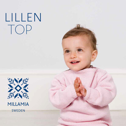 "Lillen Top" - Top Beginners Knitting Pattern For Babies - Free Top Knitting Pattern For Babies in MillaMia Naturally Soft Merino