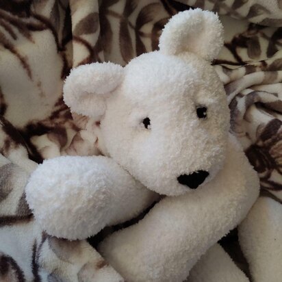 Polar Bear Cub - knitting pattern