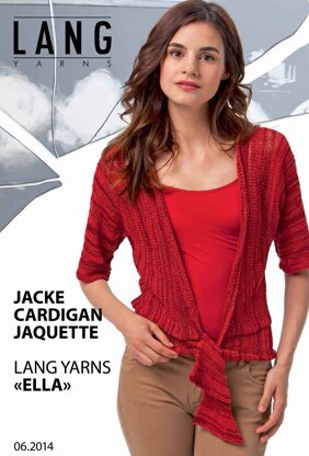 Cardigan in Lang Yarns Ella