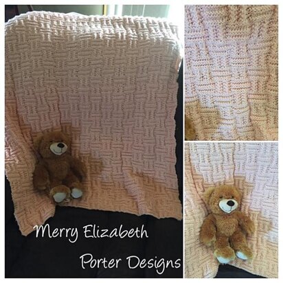 Double Basketweave Throw - knitting pattern