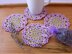 Lavender Crochet Coasters