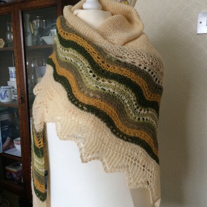 second hansel shawl