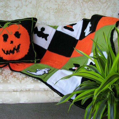 Halloween Cushion and Throw