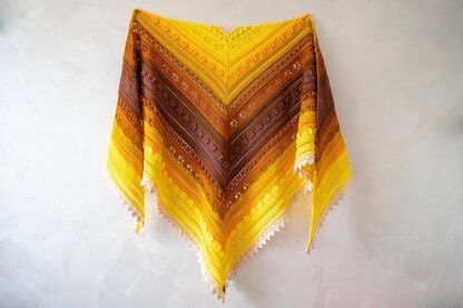 Golden Harvest Shawl