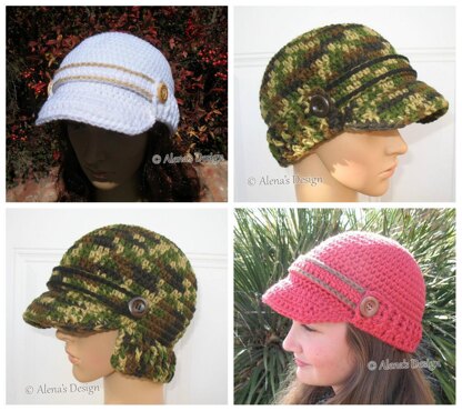 Visor Beanie with Ribbed Brim