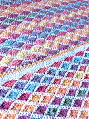 Fanfare Blanket Crochet Pattern