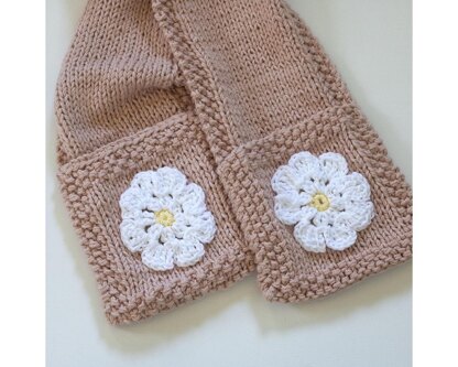 Flower Pocket Scarf