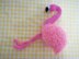 Knitting Pattern  pink flamingo